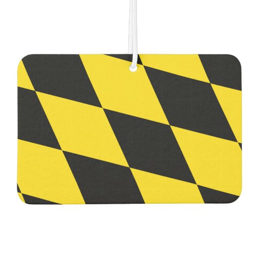 Fresheners mit der Flagge Münchens Autolufterfrischer (Vorderseite)