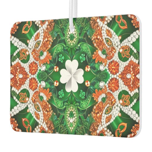 Fresheners mit irischer Farbgestaltung Autolufterfrischer (Links)