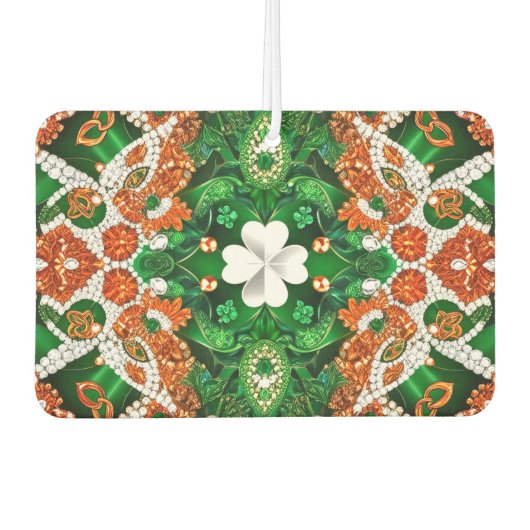 Fresheners mit irischer Farbgestaltung Autolufterfrischer (Vorderseite)