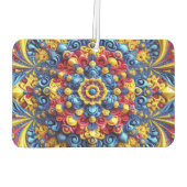 Fresheners mit rumänischer Farbgestaltung Autolufterfrischer (Rückseite)