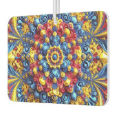 Fresheners mit rumänischer Farbgestaltung Autolufterfrischer (Links)