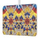 Fresheners mit rumänischer Farbgestaltung Autolufterfrischer (Links)