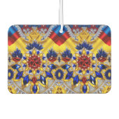 Fresheners mit rumänischer Farbgestaltung Autolufterfrischer (Vorderseite)