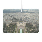 Fresheners von Car Air mit Panorama von Paris Autolufterfrischer (Vorderseite)
