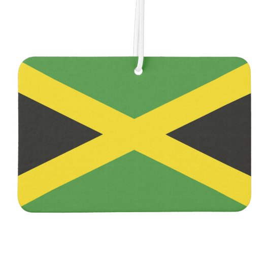 Fresheners von der Autofahrt mit der Flagge Jamaik Autolufterfrischer (Rückseite)