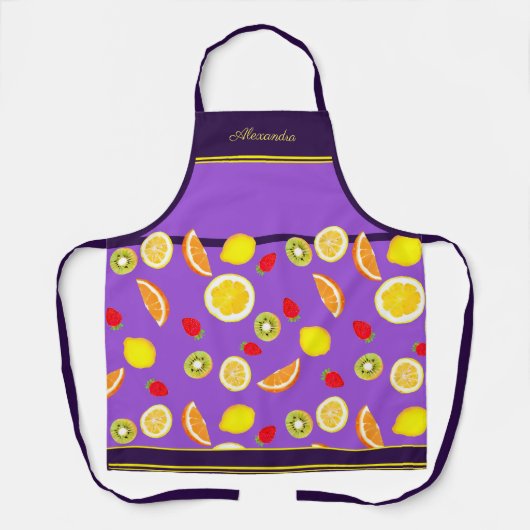 Freshful Summer Fruits personalizable Schürze (Vorderseite)