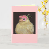 Freshie die Pieptkarte Karte (Gelbe Blume)