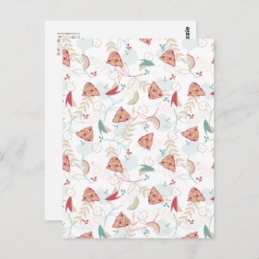 Freshly Baked Apple Pie Pattern Postkarte (Vorne/Hinten)