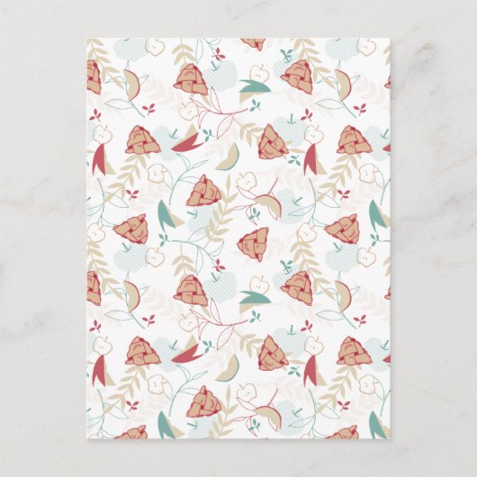 Freshly Baked Apple Pie Pattern Postkarte (Vorderseite)