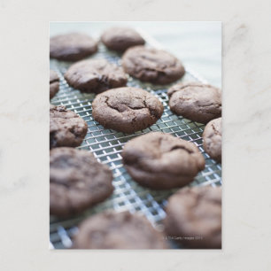 Freshly Baked Gluten-free Chocolate Cookies Postkarte
