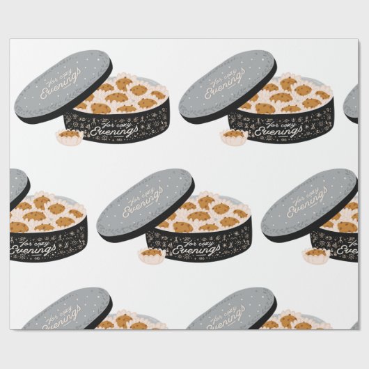 Freshly Baked Muffins Geschenkpapier (Flach)