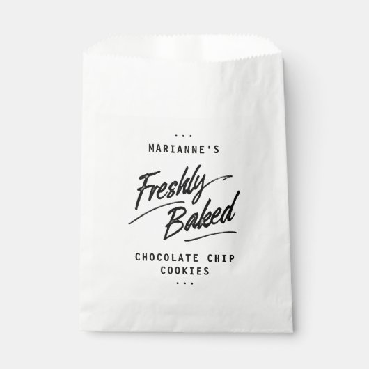 Freshly Baked Personalisiert Label Fevor Bags Geschenktütchen (Vorderseite)