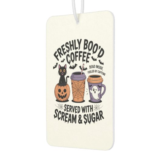 Freshly Boo'd Coffee Halloween Autolufterfrischer (Links)