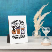Freshly Boo'd Coffee Halloween Fotoplatte (Seite)