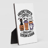 Freshly Boo'd Coffee Halloween Fotoplatte (Seite)