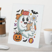 Freshly Boo'd Coffee Halloween Sockelschild (In Situ)