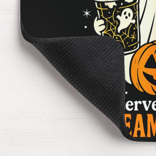 Freshly Boo'd Coffee Served With Scream And Sugar  Mousepad (Ecke)