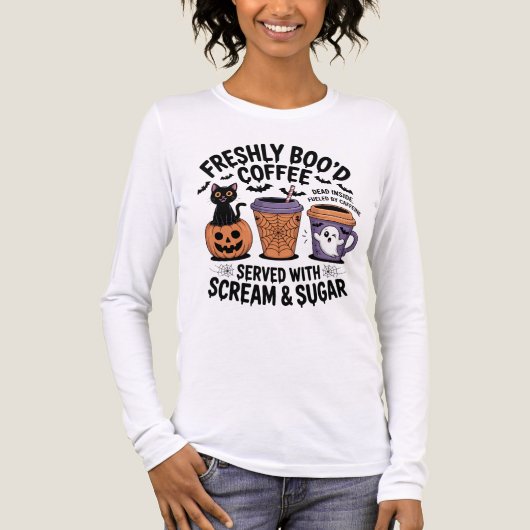 Freshly Boo'd Coffee Tri-Blend Shirt (Vorderseite)
