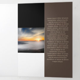 Freshly Brown Tone Squash Off Qr Code Dreifach Gefaltete Karte