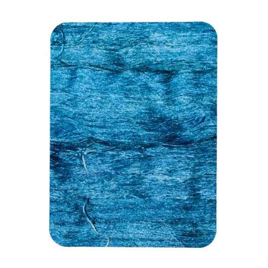 Freshly Dyed Blue Handmade Thai Silk Magnet (Vertikal)
