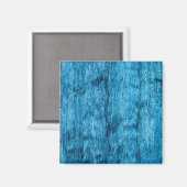 Freshly Dyed Blue Handmade Thai Silk Magnet (Vorderseite/Rückseite)