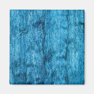 Freshly Dyed Blue Handmade Thai Silk Magnet