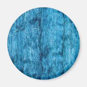 Freshly Dyed Blue Handmade Thai Silk Magnet