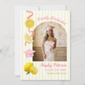 Freshly Graduated Class of 2026 Graduation Ankündigung (Vorderseite)