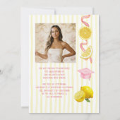 Freshly Graduated Class of 2026 Graduation Ankündigung (Rückseite)