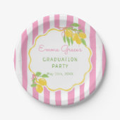 Freshly Graduated Lemon Gradu Paper Plates Pappteller (Vorderseite)