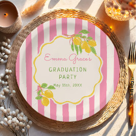 Freshly Graduated Lemon Gradu Paper Plates Pappteller