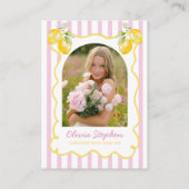 Freshly Graduated Lemon Graduation College Fund Begleitkarte (Rückseite)