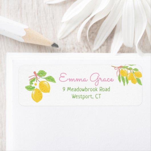 Freshly Graduated Lemon Labels (Insitu)