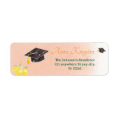 Freshly Graduated lemon Return Address Labels (Vorne)
