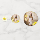 Freshly Graduated Lemonade Graduation Party Konfetti (Vorderseiten)