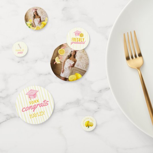 Freshly Graduated Lemonade Graduation Party Konfetti (Gruppe)