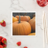 Freshly-Harvested Autumn Orange Pumpkins Serviette (Beispiel)