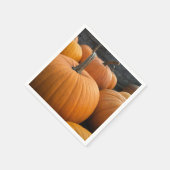 Freshly-Harvested Autumn Orange Pumpkins Serviette (Ecke)