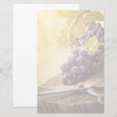 Freshly Harvested Traupes Briefpapier (Vorne/Hinten)