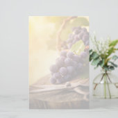 Freshly Harvested Traupes Briefpapier (Stehend Vorderseite)