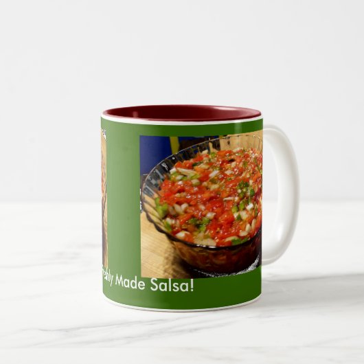 Freshly Made Salsa Zweifarbige Tasse (VorderseiteRechts)