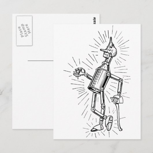 Freshly Oiled Tinman Postkarte (Vorne/Hinten)