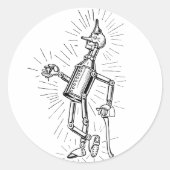 Freshly Oiled Tinman Runder Aufkleber (Vorderseite)