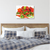 Freshly Picked Chillies Canvas Print Leinwanddruck (Insitu (Schlafzimmer))