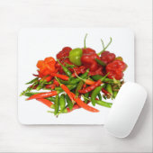 Freshly Picked Chillies Mouse Mat Mousepad (Mit Mouse)