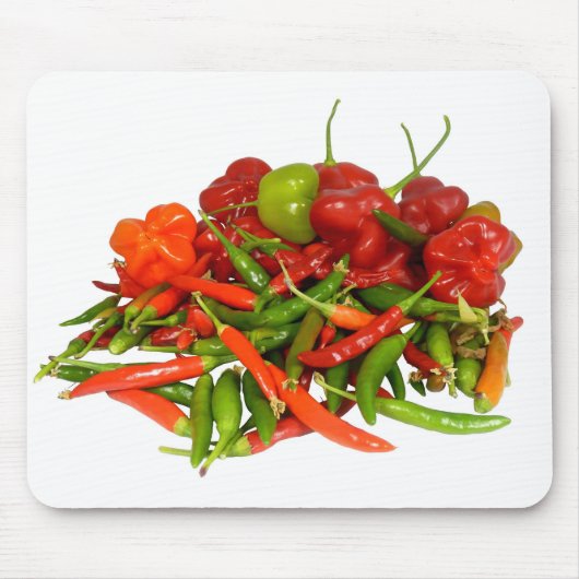 Freshly Picked Chillies Mouse Mat Mousepad (Vorne)