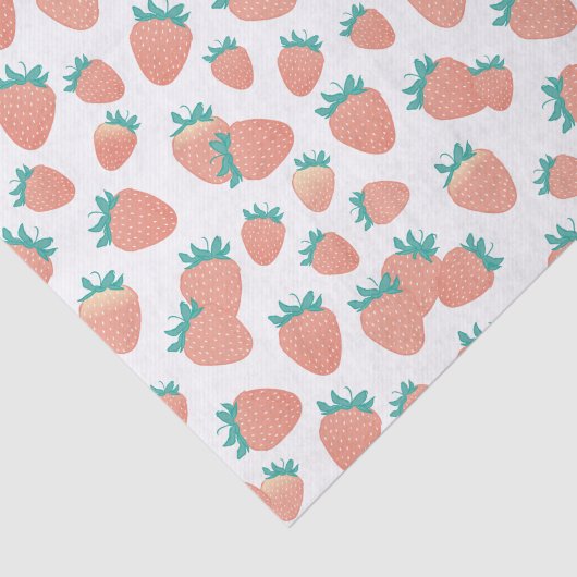 Freshly Picked Strawberries Seidenpapier (Ausschnitt)