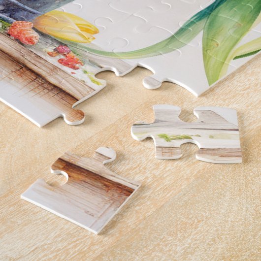 Freshly Picked Tulip Blume Puzzle (Seite)
