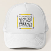 Freshly Sharpened Pencils Funny Truckerkappe (Vorderseite)