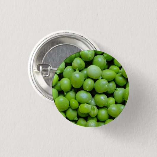 Freshly Shucked Green Peas Button (Vorne & Hinten)